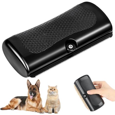 Brosse Chien Poil Court, brosse de soin pour animaux de compagnie, Brosse de toilettage pour animaux de compagnie, Élimine Sous Poil et Poils Morts, Pour Efficacement des Tomentose Sous-poil Tangles (1/5)
