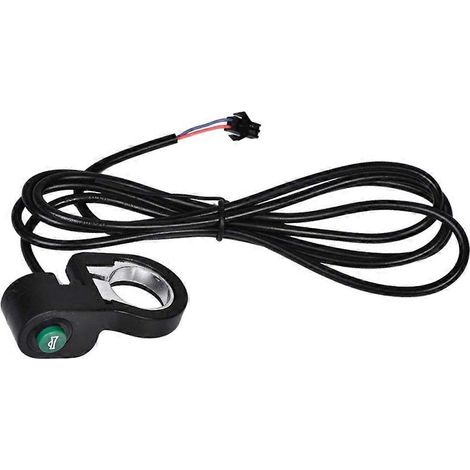 Interrupteur à bouton de klaxon pour vélo électrique, type universel, convient aux guidons, pour un usage quotidien, 1 jeu. (1/5)
