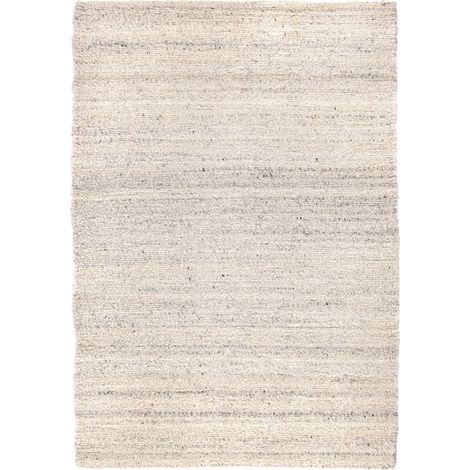 Tapis de Salon Design Effet Neige Blanc Rectangulaire 160 x 230 cm pour Intérieur - PANGIVO (1/5)
