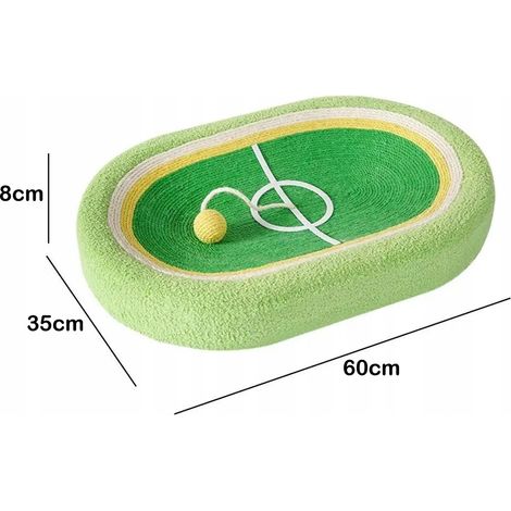 Griffoir pour chat FIELD en forme de terrain de jeu avec ballon 60 cm (1/5)