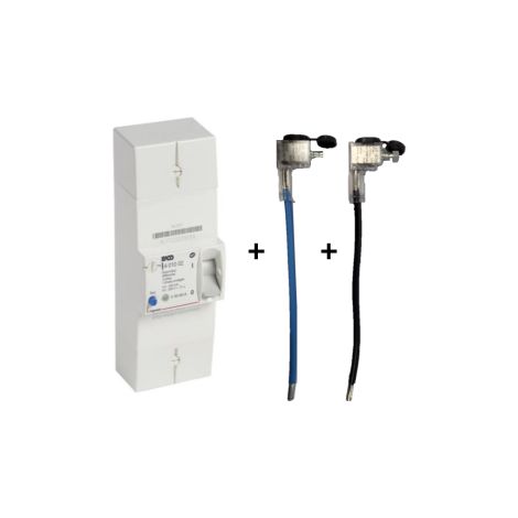 Legrand - Disjoncteur de branchement EDF 60/90A instantanu00e9 + embout EDF 90A 25mm2 - Ru00e9f. : 401002+embout (1/2)