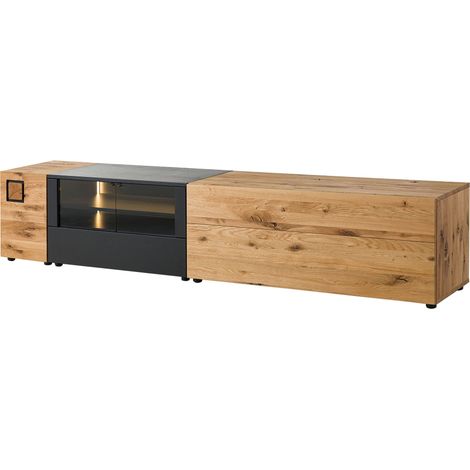 Lowboard Wildeiche 220x52x52 natur geölt/lackiert KITZBÜHEL 120