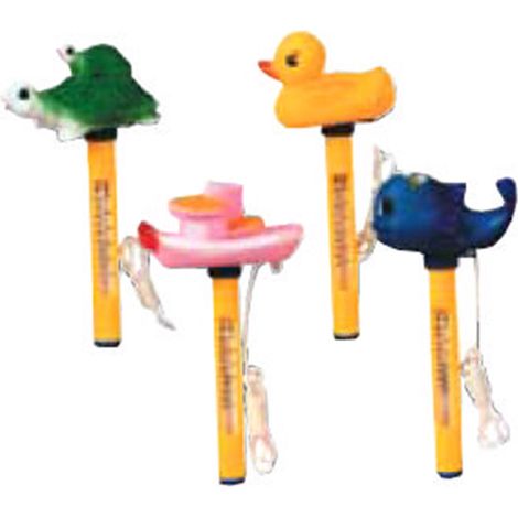 Termometro galleggiante per piscina con figure assortite 500640F