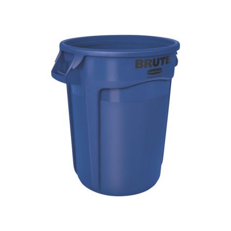 Fût polyvalent bleu 121 l PE D. extérieur 560xH692 mm RUBBERMAID