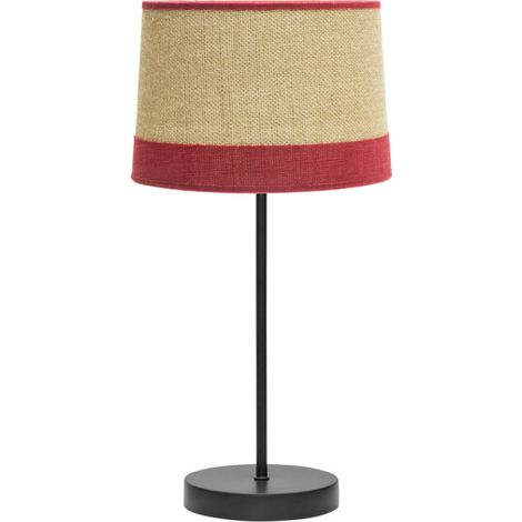 Lampada da Tavolo Tietar 1xe14 Borsa/rosso 44x22x22 Cm