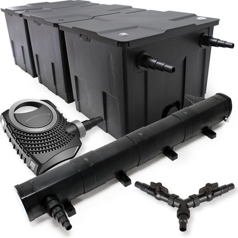 SunSun set per laghetti filtro 90000l chiarificatore 72W pompa NEO8000 70W