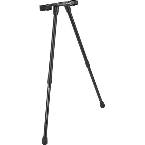 Pieds de table pliants réglables en hauteur, en alliage d'aluminium, kit de pieds de bureau pliants à monter soi-même avec connecteurs en nylon pour table de camping ou table d'ordinateur (1/5)