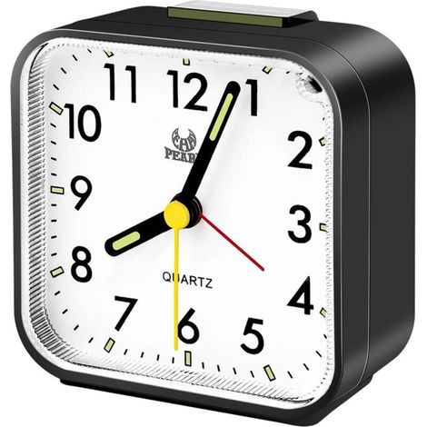 Analogique Silencieux sans Tic-Tac,Petite Réveil De Voyage Lumineux Idéal pour Famille/Bureau (1/5)