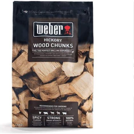 Legna per affumicatura - hickory 1 5 kg WEBER (1/2)