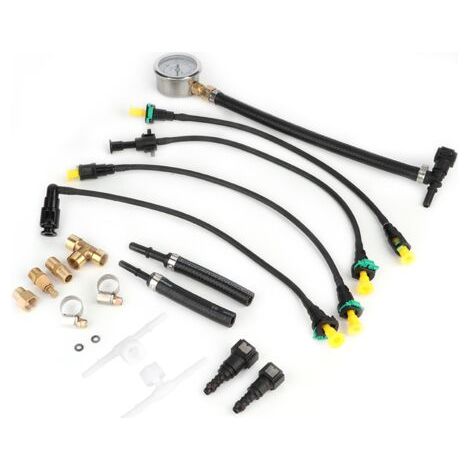 BUNTHAUS Jauge de pression de carburant universelle mètre jauge de testeur de système d'alimentation en carburant (1/5)