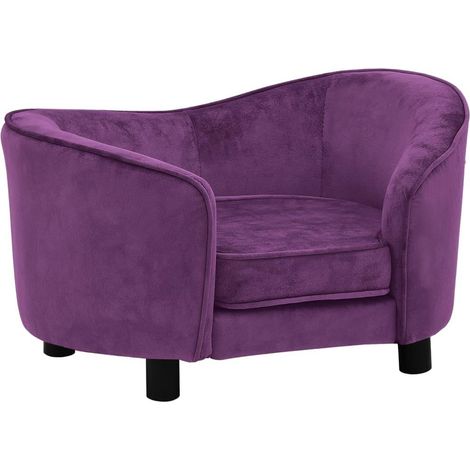 Divanetto per cani 69 cm peluche bordeaux 020000118