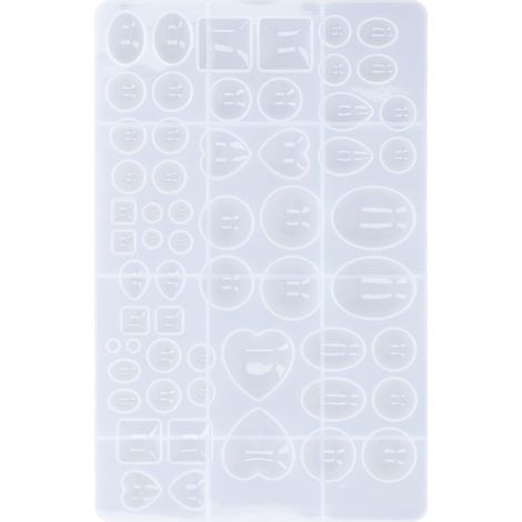 Moule silicone cœur géométrique ovale demi-cercle goutte d'eau DIY pour fondant gâteau chocolat, moule pâtisserie créatif, forme originale, multi-usage. (1/5)