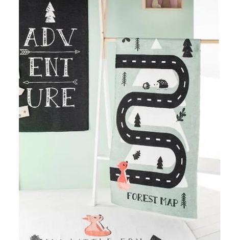 Tapis enfant Forest map