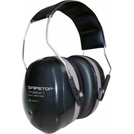 Protector auditivo doble carcasa SNR 31 dB Drakkar