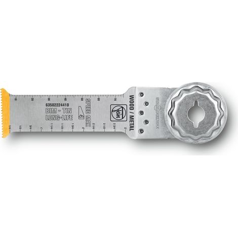 FEIN Sägeblatt E-Cut Bi-Metall mit TiN-Beschichtung, Länge 90 mm, Breite 32 mm, VE 1