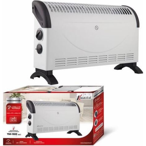 Stufa Elettrica Termoconvettore Bianco 1500 Watt (1/2)