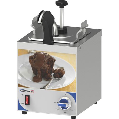 Distributeur à sauce chauffant - GN 1/6 - 2,5L - 210W - Casselin