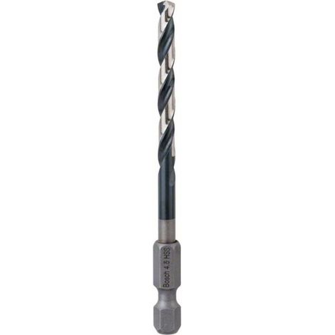 Bosch 2608577055 Broca helicoidal para metal Impact HSS hexagonal 4,5mm (1/4)