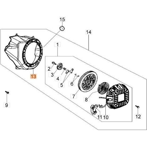 COUVERCLE DE VENTILATEUR D'ORIGINE EMAK L66150391
