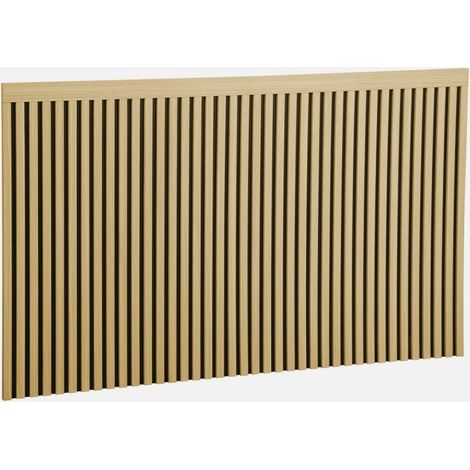 Cabecero de madera con listones decorativos, 160cm (1/4)