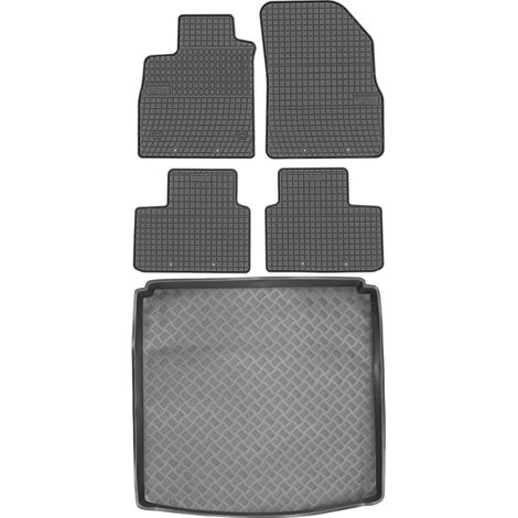 Renault Talisman Kombi a partir de 2015 SET - Alfombrillas de goma para coche + alfombrilla para maletero