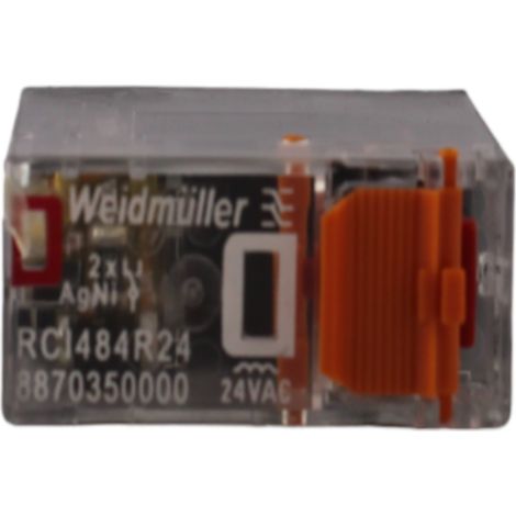 Relè deviatore 24 VDC/8A 2 vie CRI TD ( tipo 4052 ) Weidmuller (1/3)