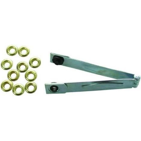 Pinza Per Occhielli A Vela + 100 Occhielli Per Teli Tende Coperture Ferr 241878 (1/2)