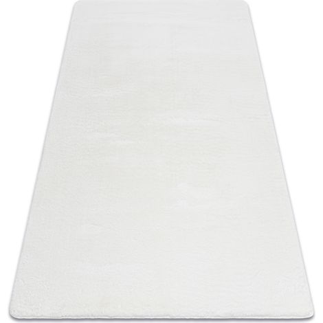 Moderner Waschteppich POSH Shaggy, plüschig, dick Antirutsch elfenbein beige 50x80 cm