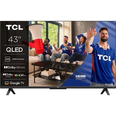 TCL 43T69C - TV QLED 43" (109 cm) - 4K UHD 3840x2160 - HDR10+ - Android TV - 3xHDMI 2.1 - WiFi