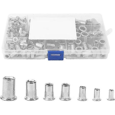 Écrous à sertir en acier inoxydable 304 M3-M10, lot de 160 pièces (1/5)