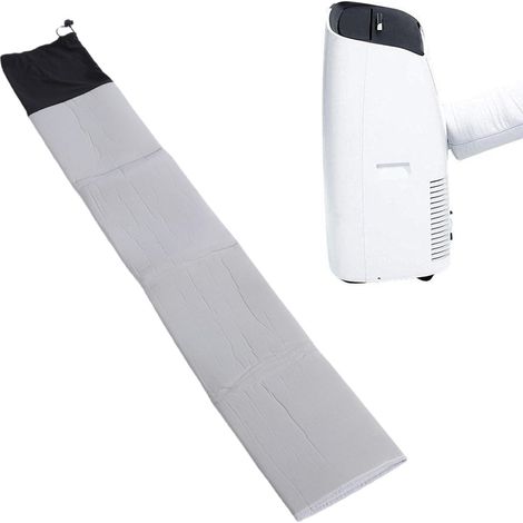 Enveloppe de Couverture de Tuyau de Climatiseur, Manchon D'isolation de Conduit de Tuyau Ca Portable pour Tube D'échappement de 5.1 à 5.9 Pouces de Diamètre (1/5)