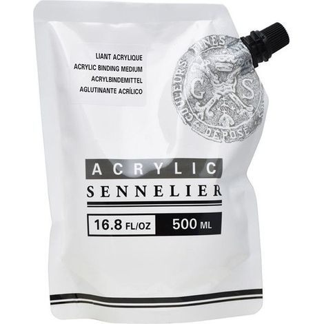 Médium - Liant - Peinture acrylique - Sennelier - Sachet 500ml (1/2)