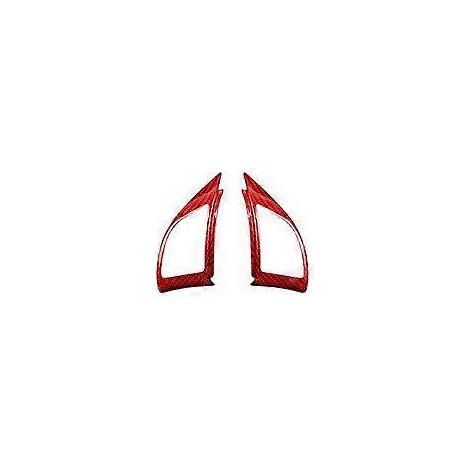 Echter Hartcarbon-Aufkleber für die Lenkradknopf-Innenausstattung des Pkw 595 (2010-2015) (B)