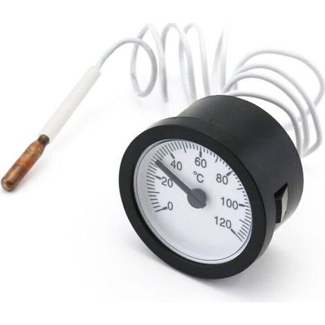 Thermomètre Capillaire pour Mesurer la Température du Liquide et de la Vapeur 0-120 °C