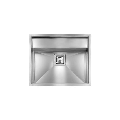 Lavello ARIEL F3" 1 vasca ACCIAIO INOX incasso SOTTOTOP 59X50 prof. 19 (1/5)