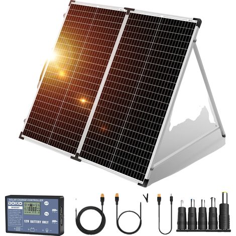 Panneau Solaire, Haute Efficacité, Design Pliable, 160W (1/2)
