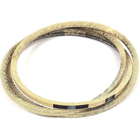 1 - Courroie En V - Pièce D&39origine - Pour Tracteurs Tondeuse 42 Po - Résistance Thermique - Jaune - 1732955sm (1/4)