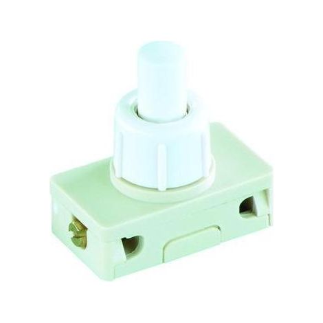 Bachmann EB-Druckknopfschalter ws, 2(1)A,250V 1p. 924.137 (1/5)