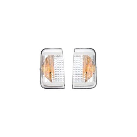Couvercle de rétroviseur latéral 6325.H0, couvercle d'objectif de lampe indicateur de rétroviseur latéral pour Fiat Ducato 2006 à 2023