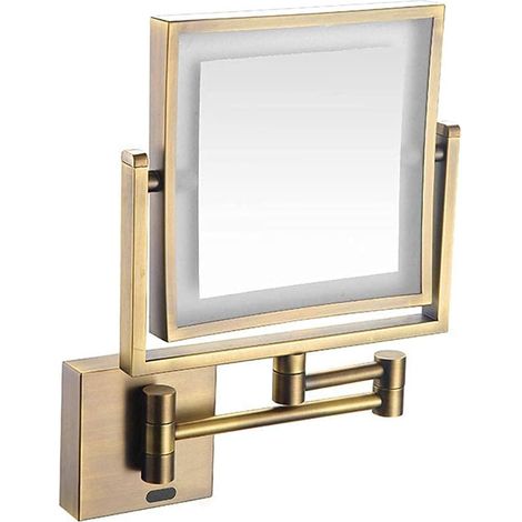 Products Bathroom Wall Mounted Makeup Mirror 3X