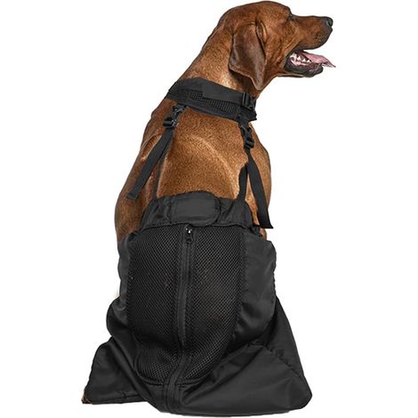 Sac de Traînéepour Chien,Sac de Protection pour Animaux de Compagnie pour Chiens Handicapés Pattes Arrière Paralysées