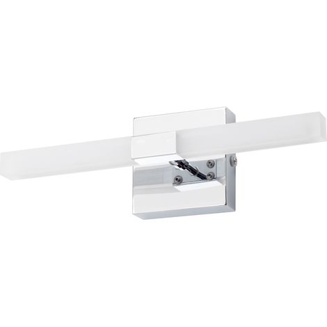 Litecraft Reno Bathroom Wall Light IP44 Rated Integrated LED - Polished Chrome