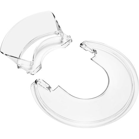 KitchenAid 4,5–5 Liter Kippkopf-Küchenmaschine mit Ausgießschutz (passend für Edelstahl-, Glas- und Keramikschüsseln), Spritzschutz mit Ausgießrinne (1/4)