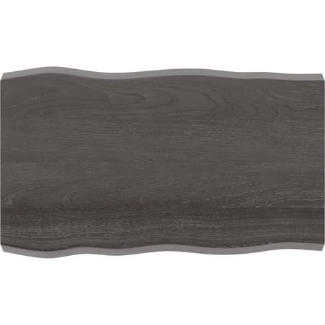 Dessus de table bois massif traité bordure assortie (1/5)