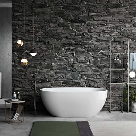 Vasca freestanding LISBON bianca Lucida 170 cm