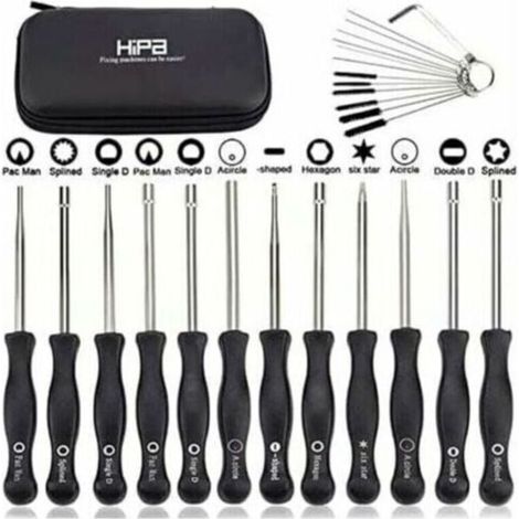 Ensemble de 12 outils de réglage de carburateur et tournevis de réglage pour moteur à 2 temps, pour débroussailleuses, tronçonneuses Poulan, Husqvarna, STHIL, Echo...DEBUNS (1/5)