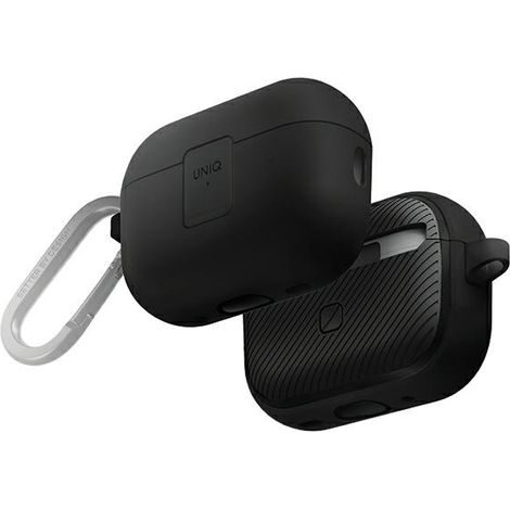 Funda UNIQ Clyde Lock para AirPods Pro 2 (2022/2023) Negro-Gris Oscuro (1/5)