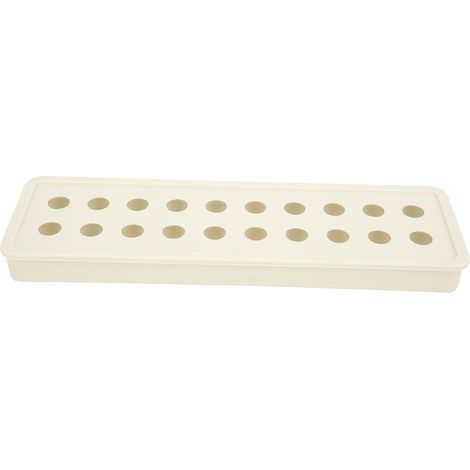 Lot de 20 moules à glaçons ronds DIY, bac à glace pour bar, cocktail et fête, blanc (1/5)