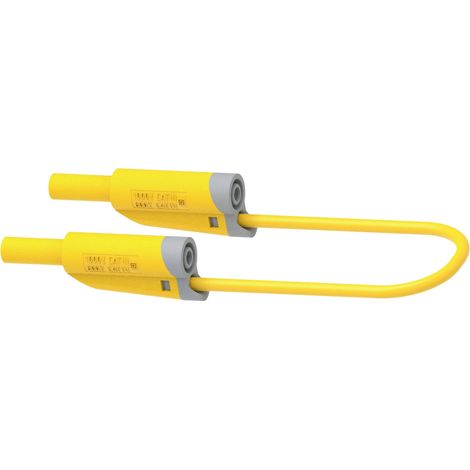 Electro PJP 2710-IEC-CD1-50J Cordon de mesure Banane mâle 4 mm Banane mâle 4 mm 50 cm jaune 1 pc(s) Q857763 (1/2)