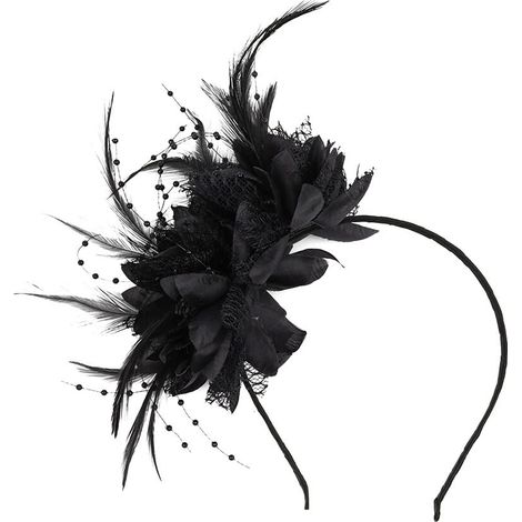 Vintage-Federstirnband, inspiriert von den 1920er Jahren. Perfekt für Maskenbälle und Geburtstagsfeiern im Stil von „Der große Gatsby“. (1/5)
